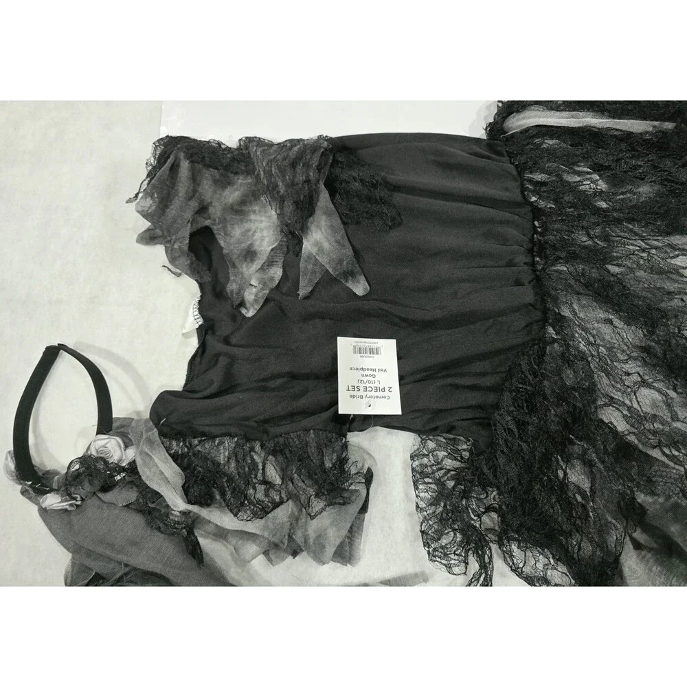 NEW - Cemetery Bride Costume Kids L (10/12) Halloween Costume Corpse - Zombie